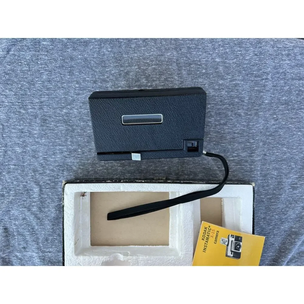 Vintage Kodak Instamatic X-15 Film Camera Original Box w/Manual